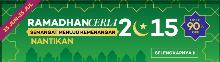 Lazada: Paket Ramadhan Ceria dengan Diskon up to 90%