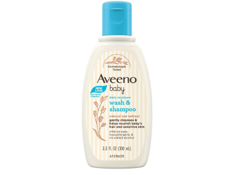 Produk Perawatan Bayi Baru Lahir, Daily Moisture Wash & Shampoo AVEENO