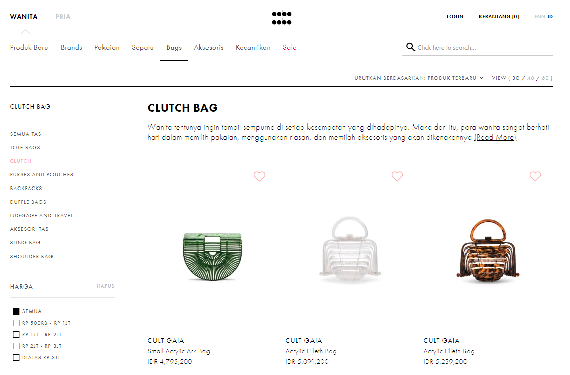 Tas Clutch Branded