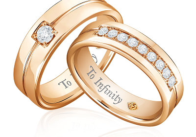cincin pernikahan berlian mewah